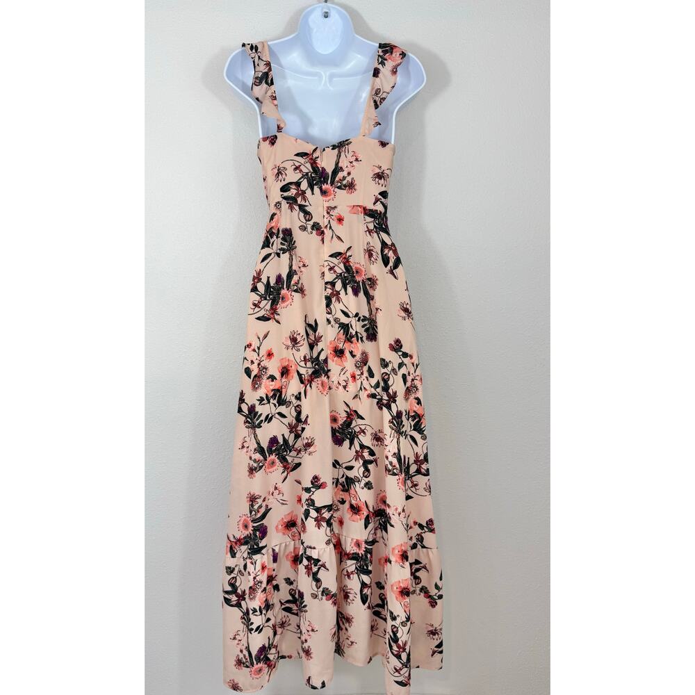 Chelsea28 Floral Milkmaid Midi Dress XS - Picture 4 of 7
